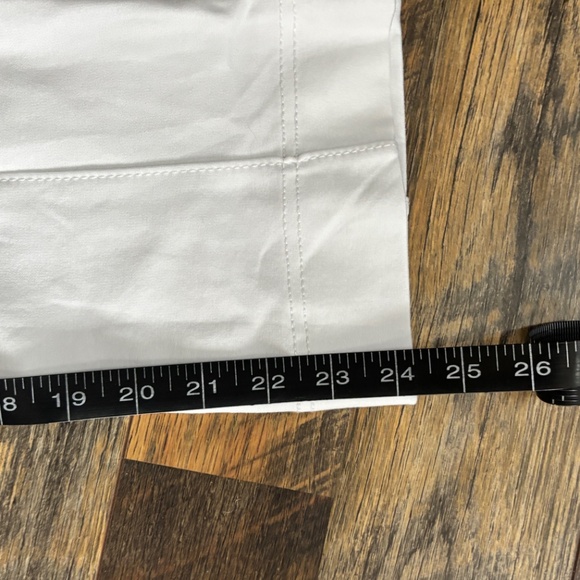 Slim Factor by Investments - White Ankle Pants - Picture 7 of 9